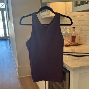 CRZ YOGA Women's Plum Purple High-Neck Workout Tank